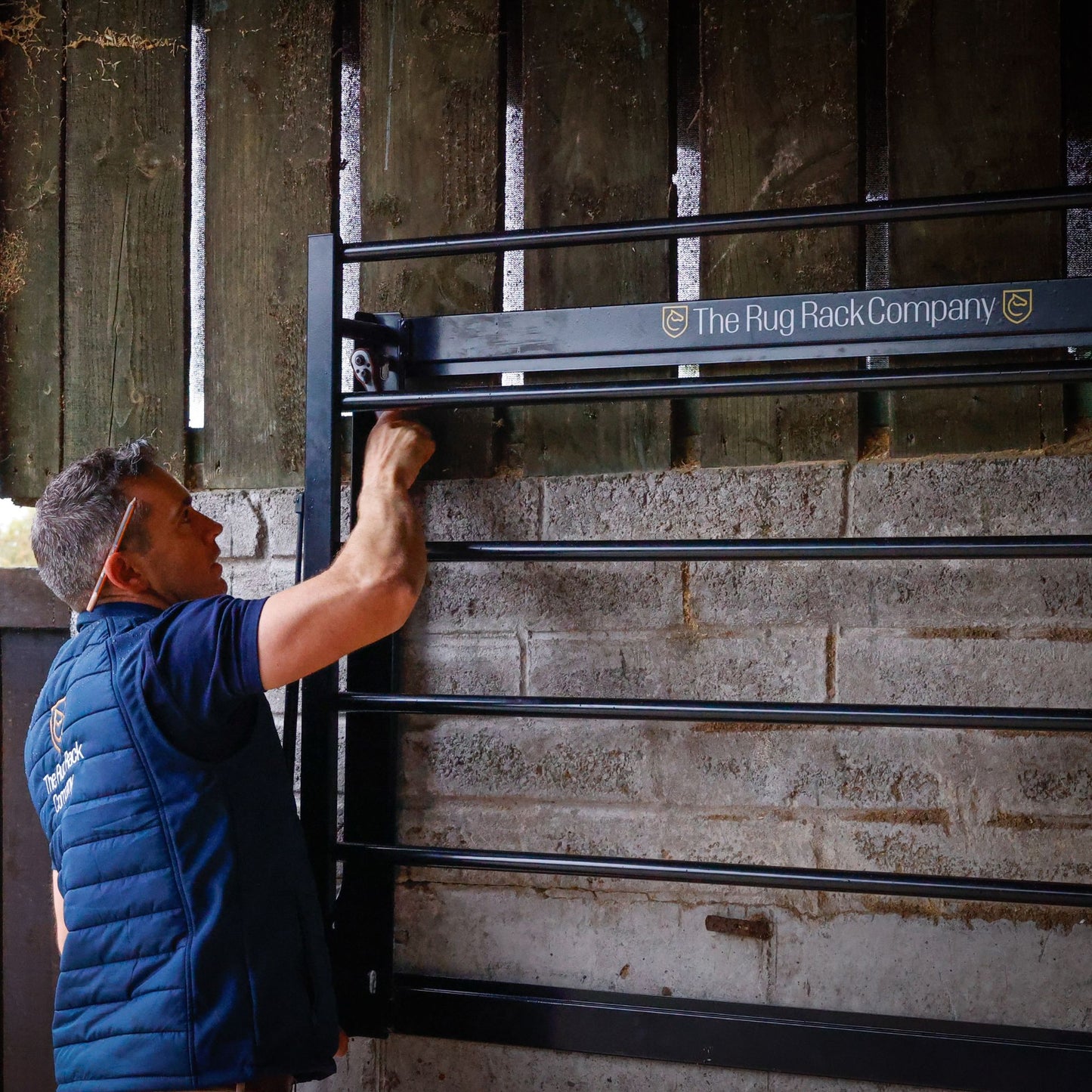 The Rug Rack - Space Saving Horse Rug Storage System