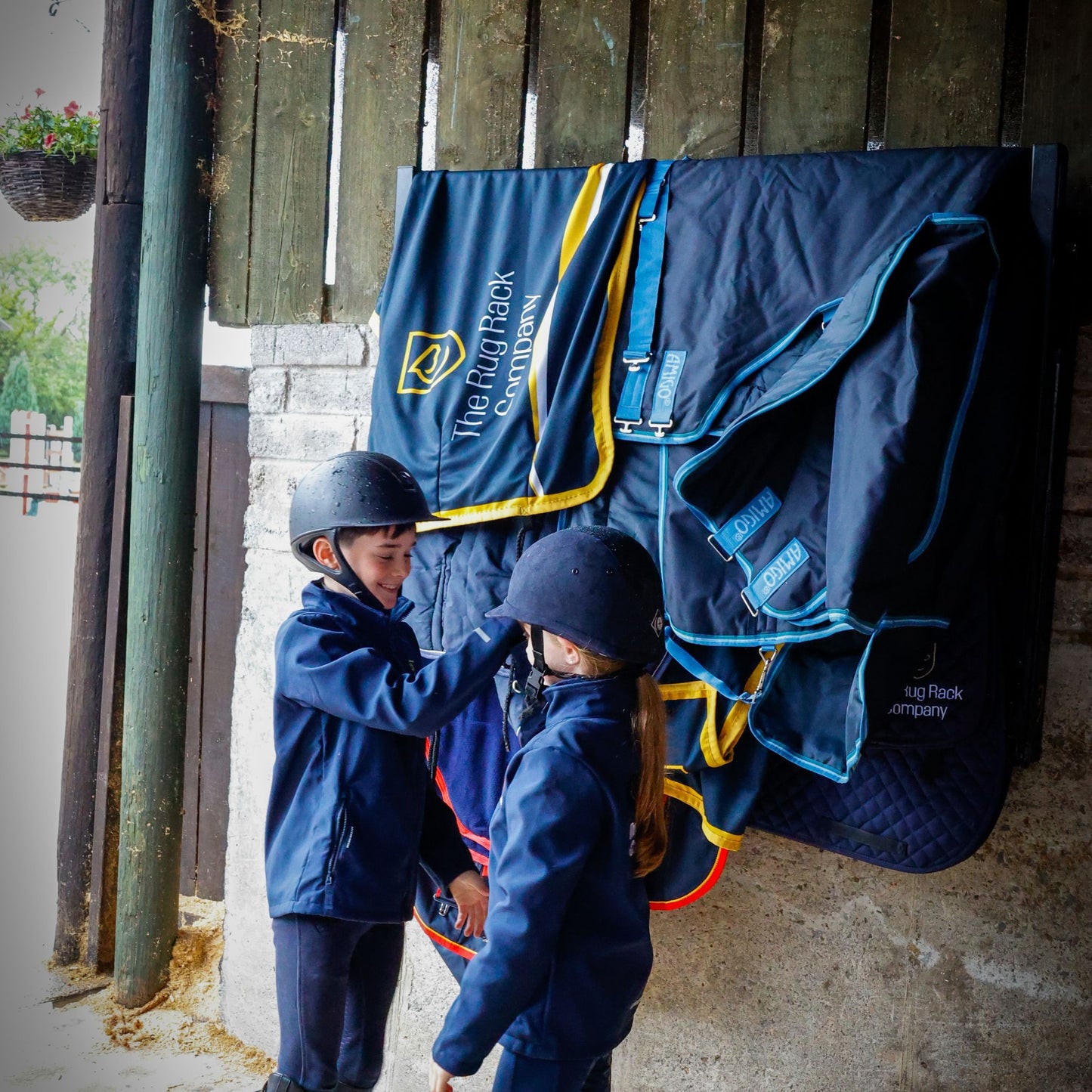 The Rug Rack - Space Saving Horse Rug Storage System