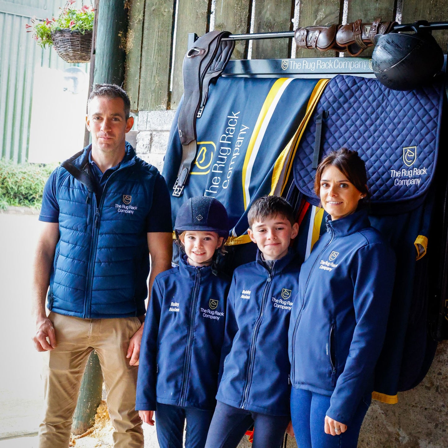 The Rug Rack - Space Saving Horse Rug Storage System