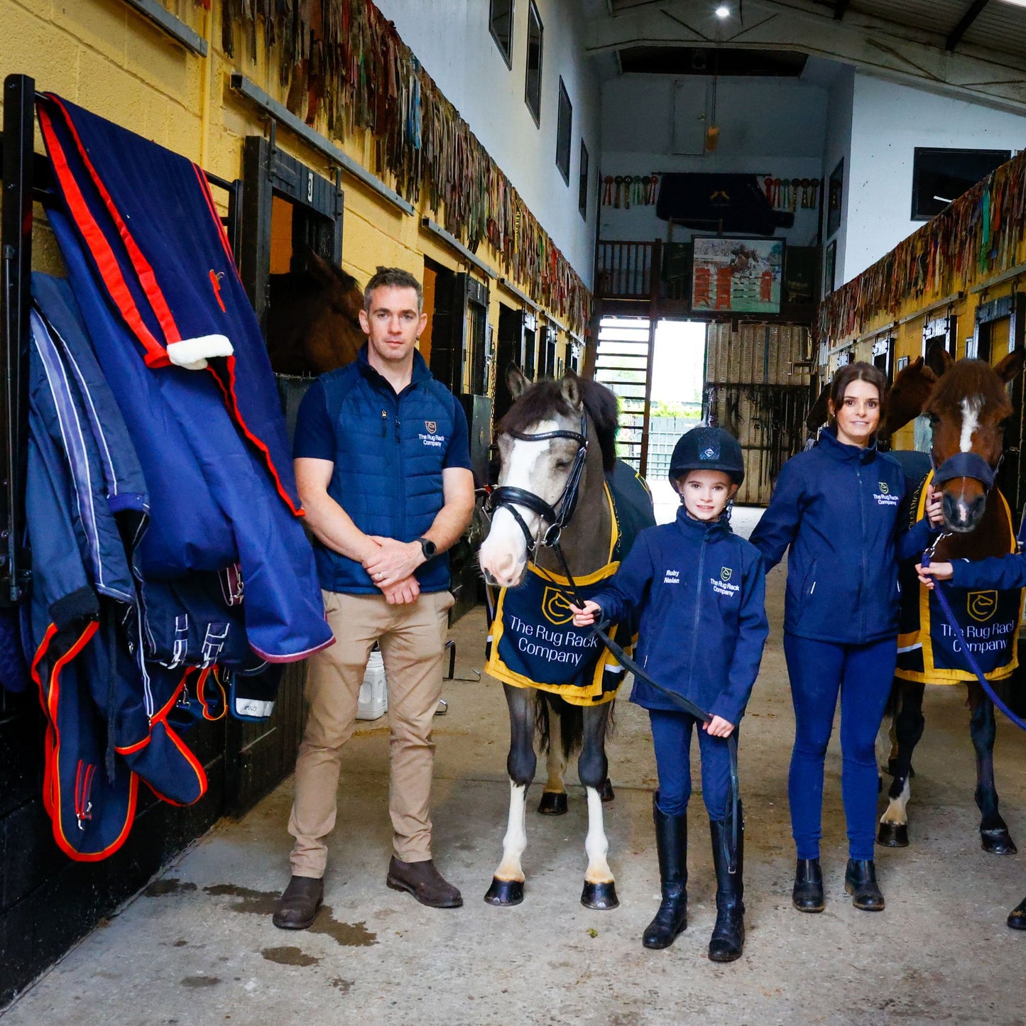 The Rug Rack - Space Saving Horse Rug Storage System